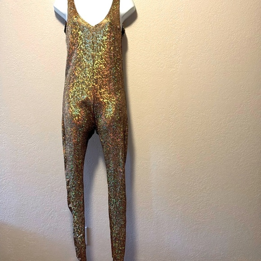 Gold Sequin Jumpsuit